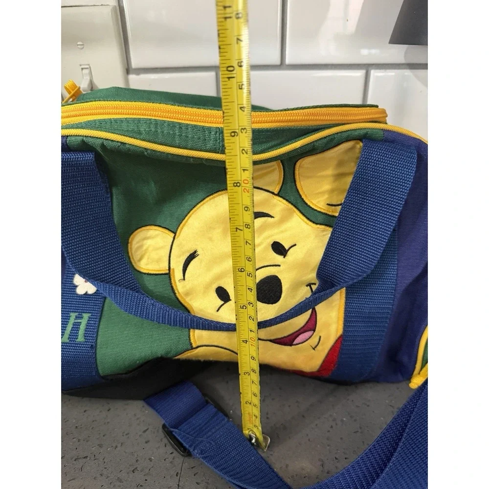 Vtg Disney Winnie The Pooh Kids Duffle Bag Carry-on Luggage Shoulder Strap